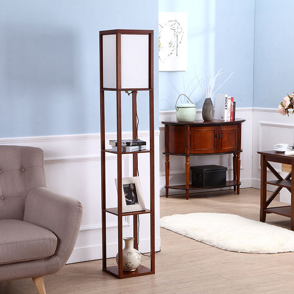 Floor Lamp Living Room New Chinese Bedroom Modern Minimalist Creative Vertical Chinese Zen Simple Floor Lamp