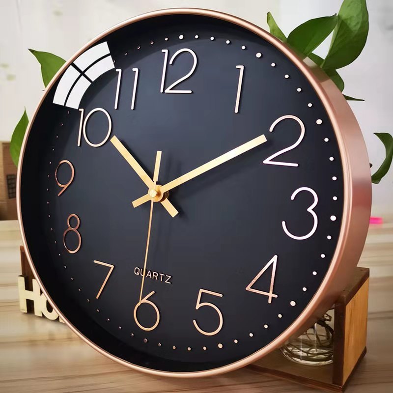 12 Inch Modern Minimalist Wall Clock Quartz Living Room