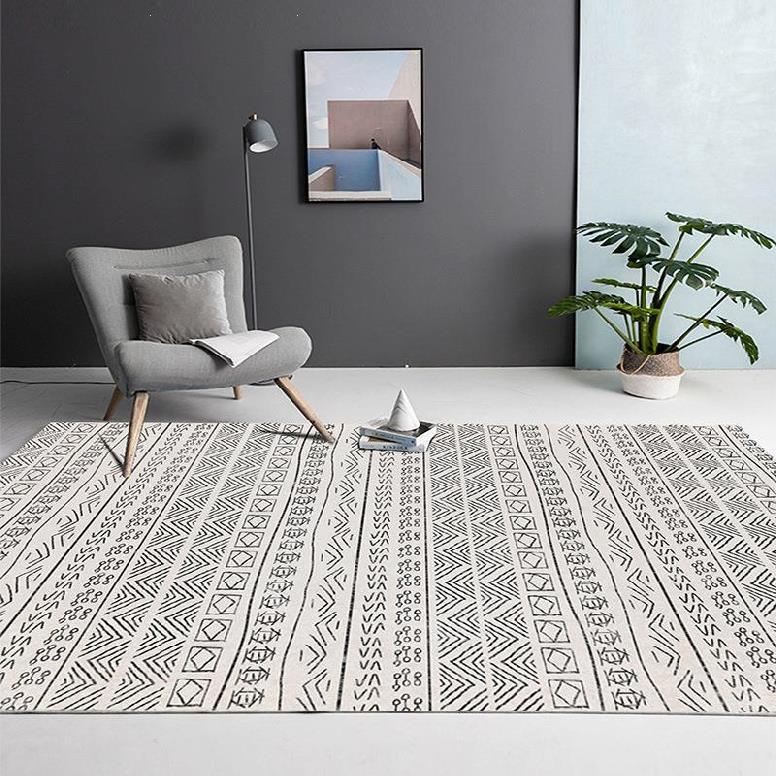 Nordic Carpet Living Room Coffee Table Blanket Modern Minimalist Bedroom