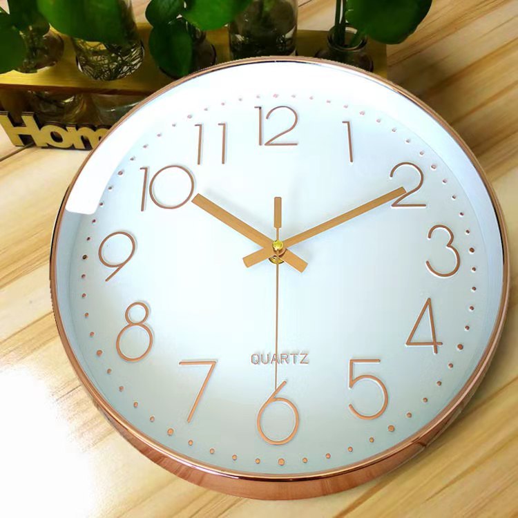 12 Inch Modern Minimalist Wall Clock Quartz Living Room