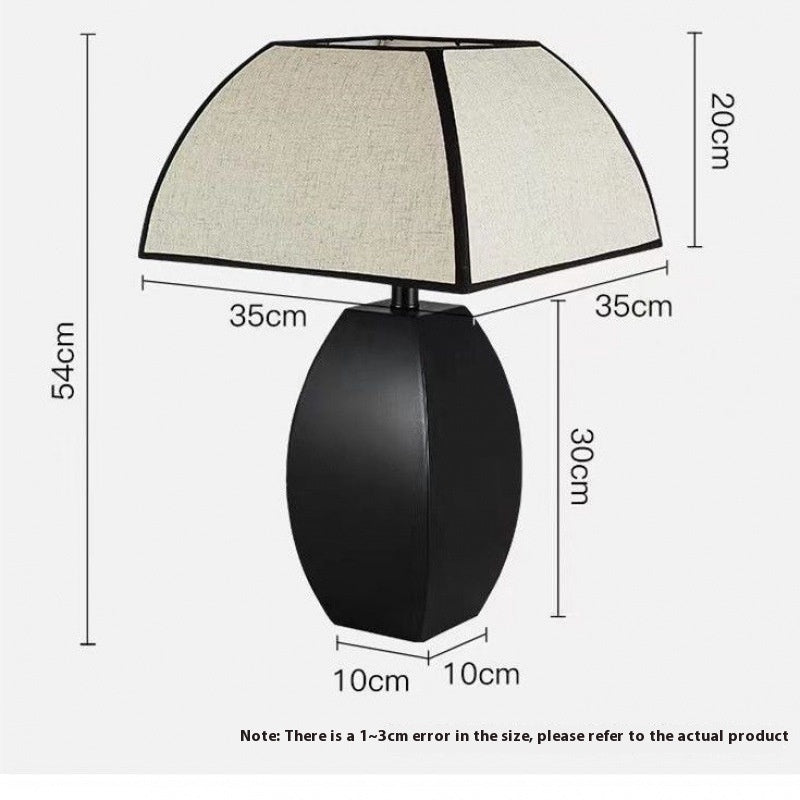 Modern Minimalist Living Room Study Bedroom Style Chinese Bedside Table Lamp