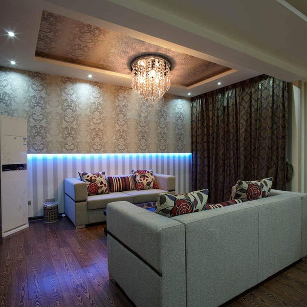 Crystal Living Room Bedroom Ceiling Light Modern And Minimalist Entrance