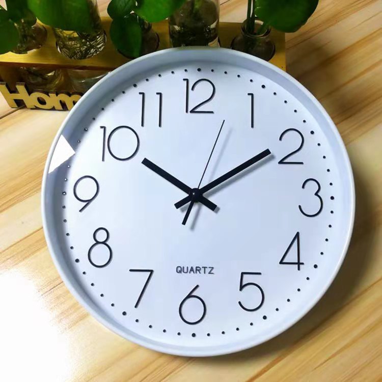 12 Inch Modern Minimalist Wall Clock Quartz Living Room