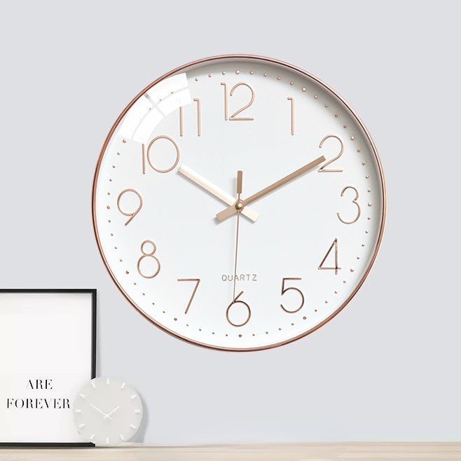 12 Inch Modern Minimalist Wall Clock Quartz Living Room