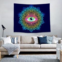 Trendy Home Decor Psychedelic Print Tapestry