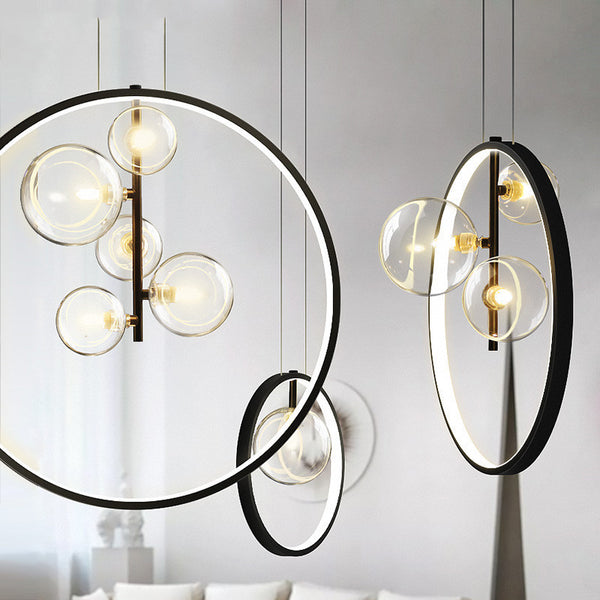 Modern Nordic Minimalist Bubble Chandelier