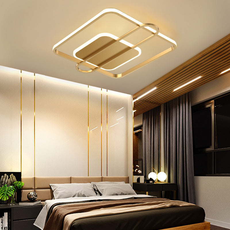 Modern Minimalist Bedroom Creative Round Ceiling Lamp