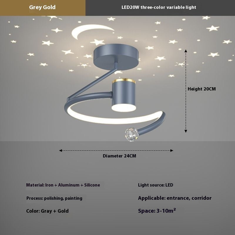 Starry Sky Aisle Corridor Hallway Light Modern Minimalist