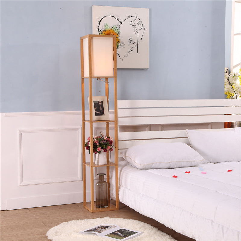 Floor Lamp Living Room New Chinese Bedroom Modern Minimalist Creative Vertical Chinese Zen Simple Floor Lamp