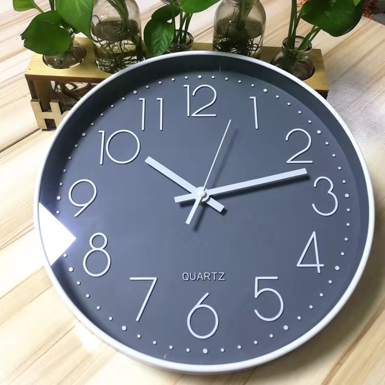 12 Inch Modern Minimalist Wall Clock Quartz Living Room