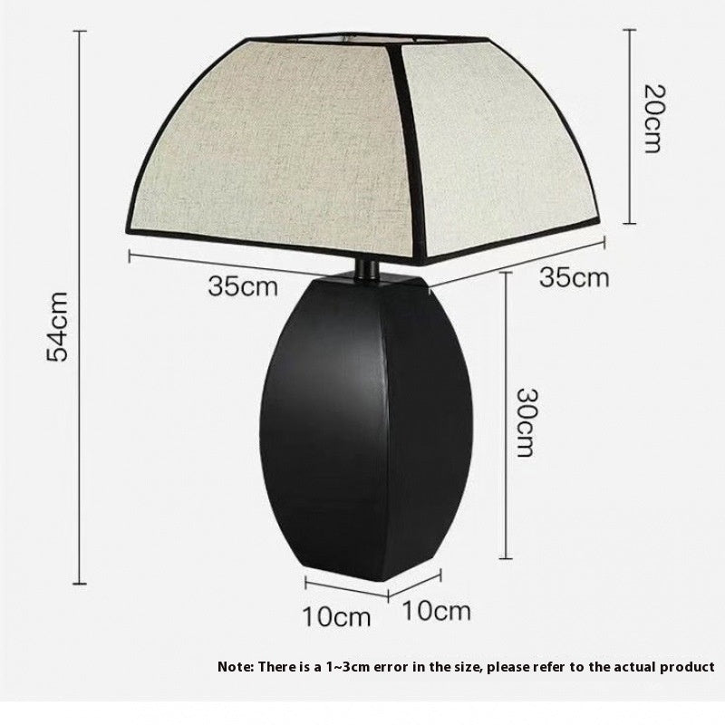 Modern Minimalist Living Room Study Bedroom Style Chinese Bedside Table Lamp